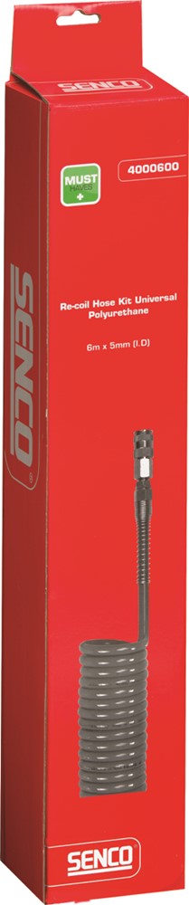 Senco spiraalslang uni PU 6 mtr, x 10,0 mm. - 4000620