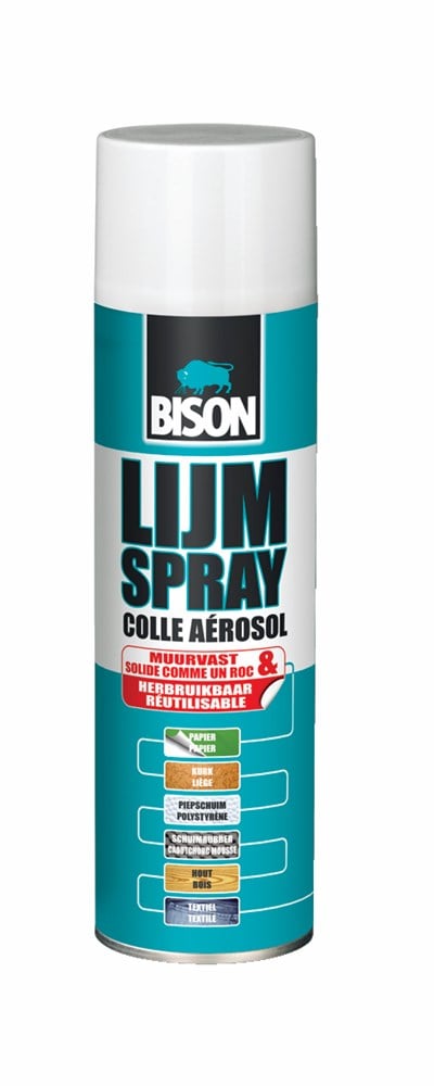 Bison Lijmspray Aer 500Ml*12 Nlfr - 1308160 - 1308160