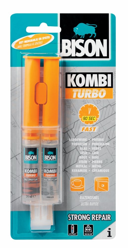 Bison Kombi Turbo 24 ml dubbelspuit kaart