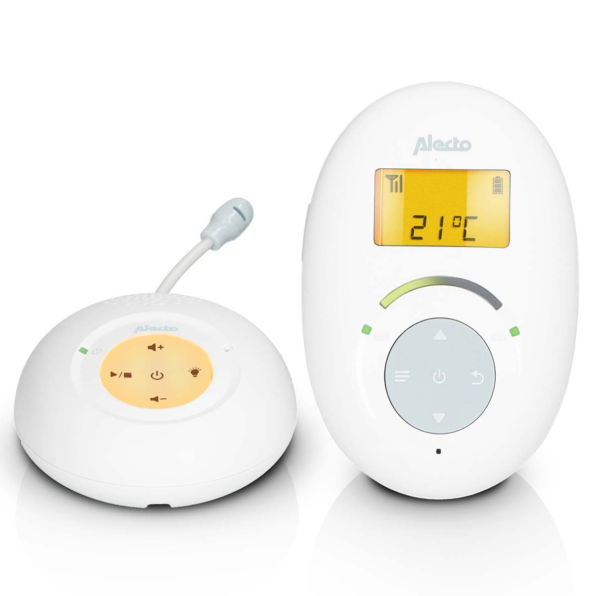 Alecto DBX120 Full Eco DECT babyfoon wit/blauw - DBX120