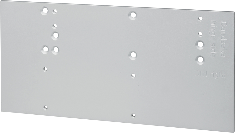 ASSA ABLOY DCA121 Tandemset DC300 | inclusief montageplaat | verlengde as en bevestigingset | kleur zilver EV1 - 10027531