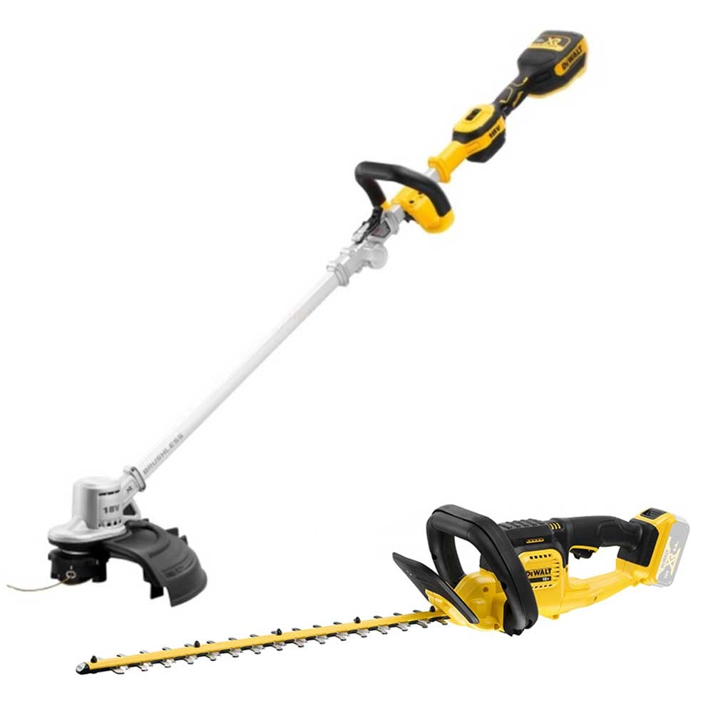 DeWalt DCMST561HT-QW - 18V XR Combiset | Heggenschaar DCMHT563 en grastrimmer DCMST561 | 2x 5.0Ah accu en lader - DCMST561HT-QW