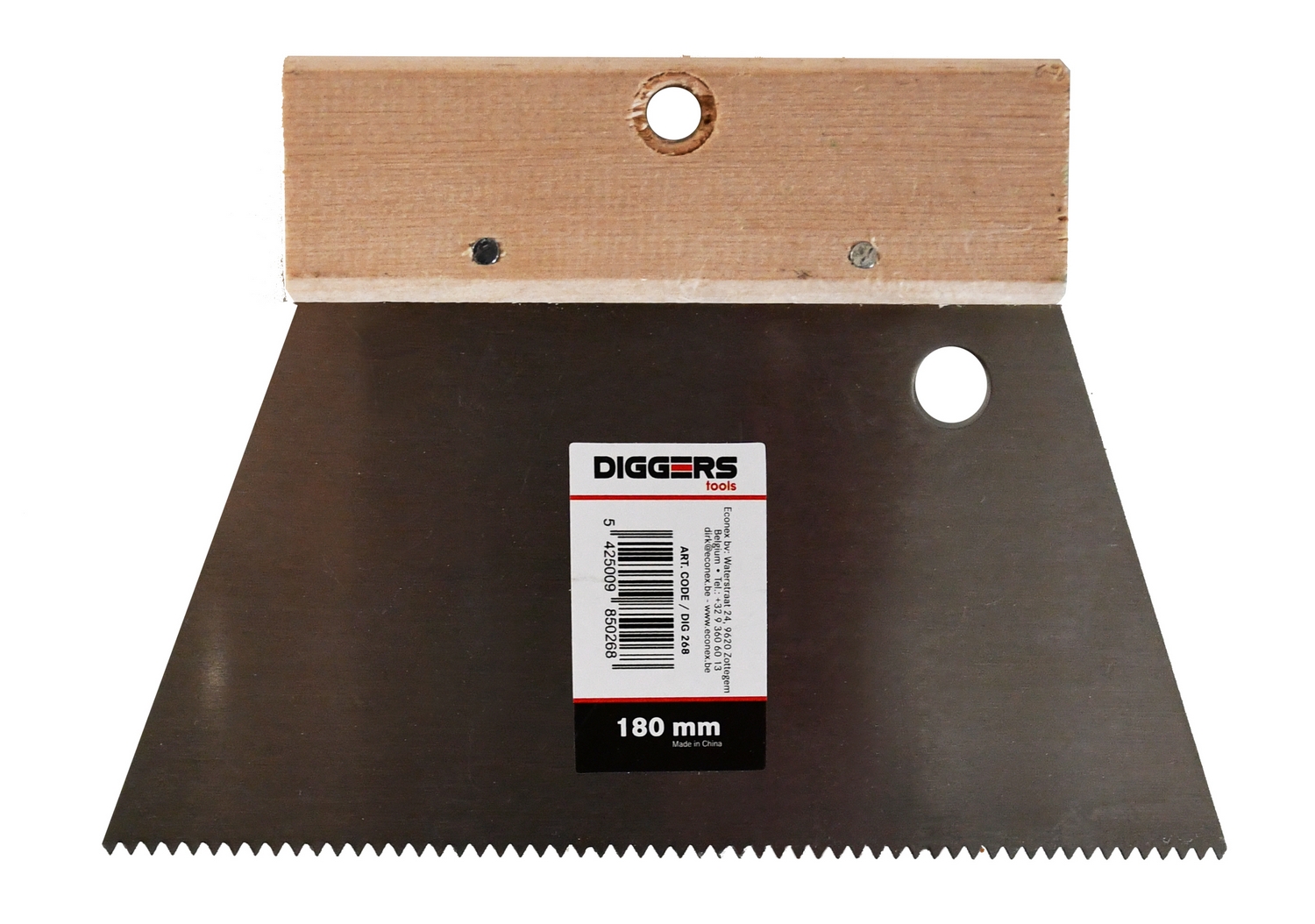 Diggers Lijmkam | 180mm | Fijn - DIG268