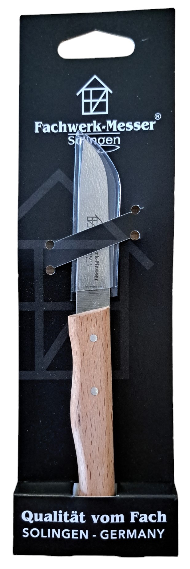 Diggers Keukenmes | 17,5 cm |Houten Handvat | Recht | RVS - DIG524