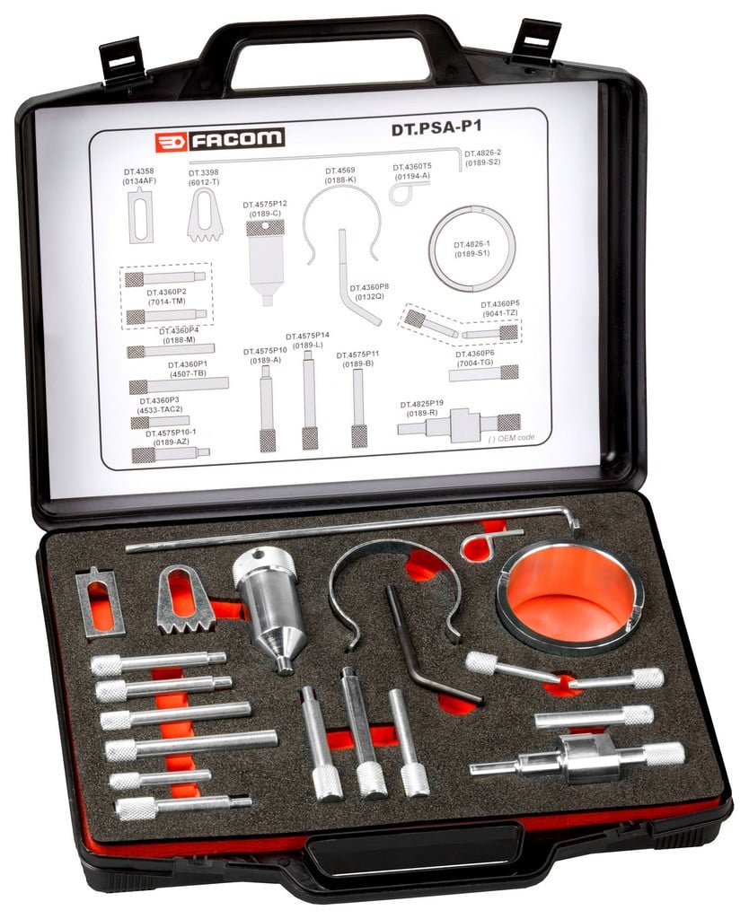 Facom afstelkoffer psa benzine - DT.PSA-P1