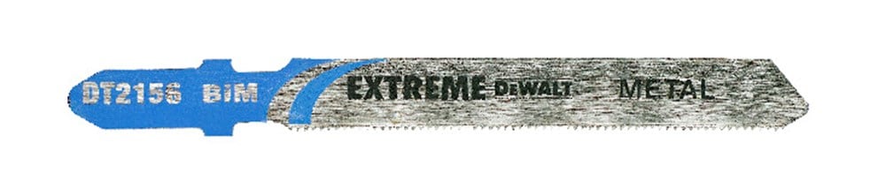 DeWalt Accessoires Decoupeerzaagblad JBX BiM-Cobalt voor metaal en (blik)plaat <2mm 86,5x0,7 (T118GF) - DT2156-QZ