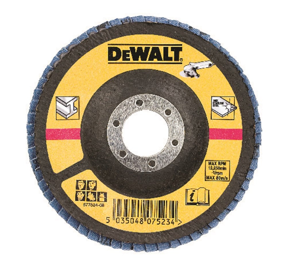 DeWalt Accessoires Lamellen schuurschijf, Ø125mm, K36 - DT3308-QZ - 10 stuks - DT3308-QZ