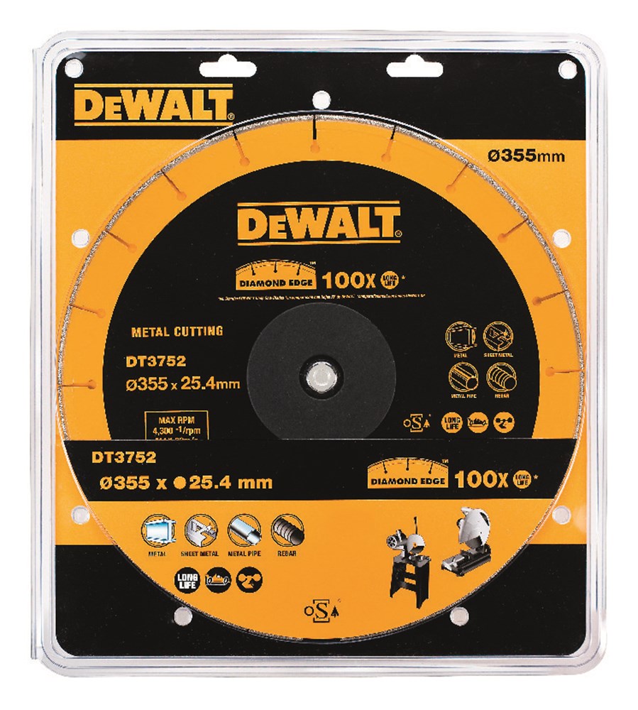 DeWalt Accessoires Diamantblad voor metaal, Ø355x25.4mm (D28700) - DT3752-QZ