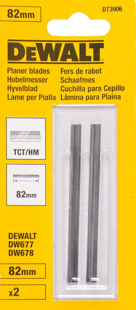 DeWalt Accessoires Schaafmessen HM, 82mm (DW677/678/680) - DT3906-QZ