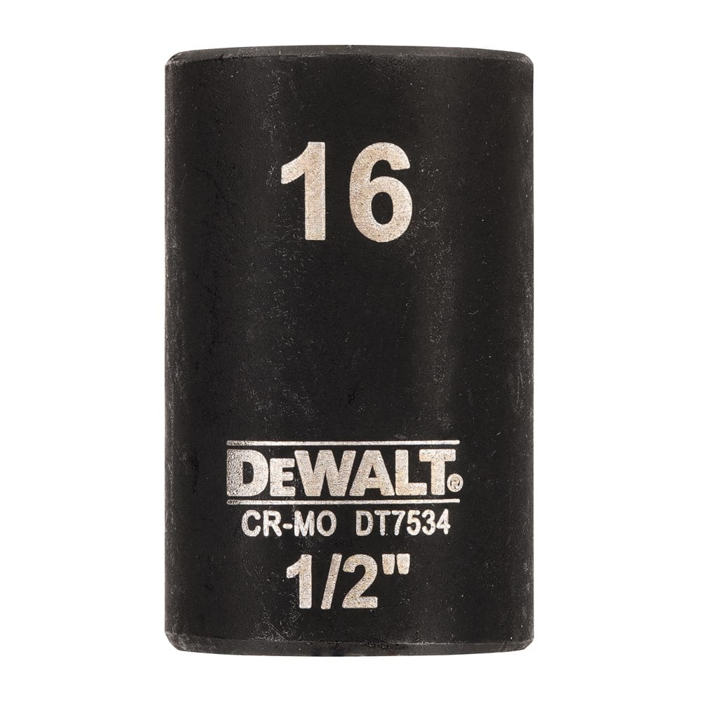 DeWalt Accessoires Impact dop 16mm 1/2" (Kort - 38mm) - DT7534-QZ
