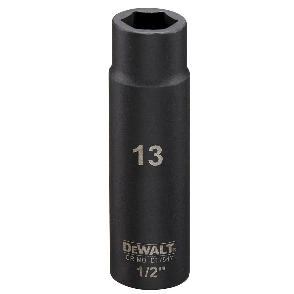 DeWalt Accessoires Impact dop 13mm 1/2" (Lang - 78mm) - DT7547-QZ
