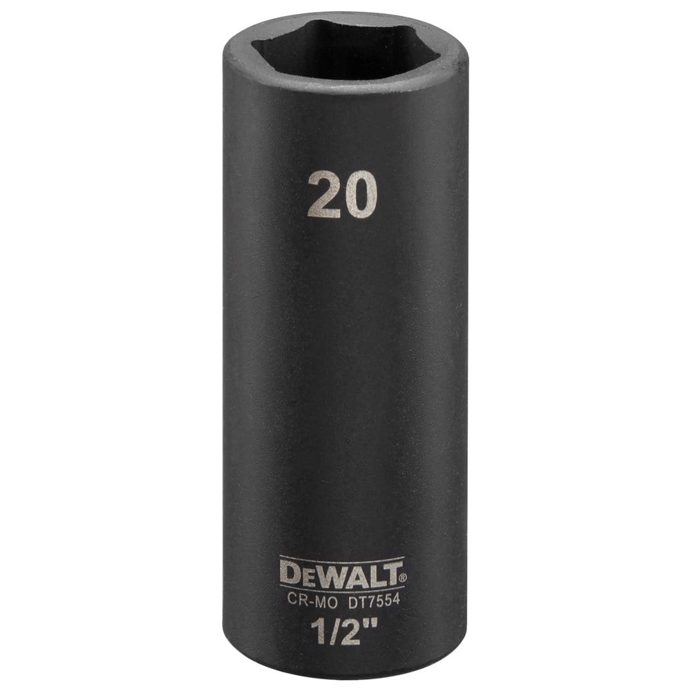DeWalt Accessoires Impact dop 20mm 1/2" (Lang - 78mm) - DT7554-QZ