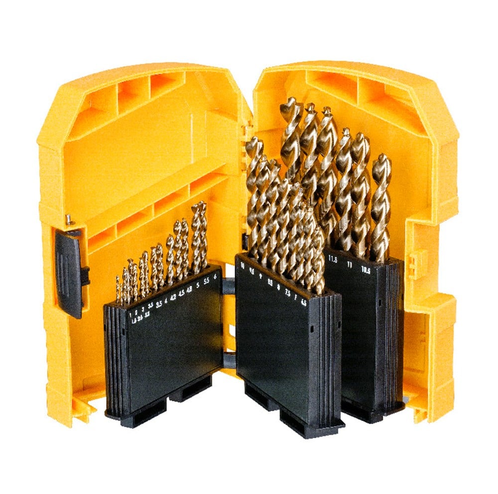 DeWalt Accessoires Tough Case, 29-delig, HSS-G Metaalboor EXTREME 2 (Ø1mm-13mm) - DT7926-XJ