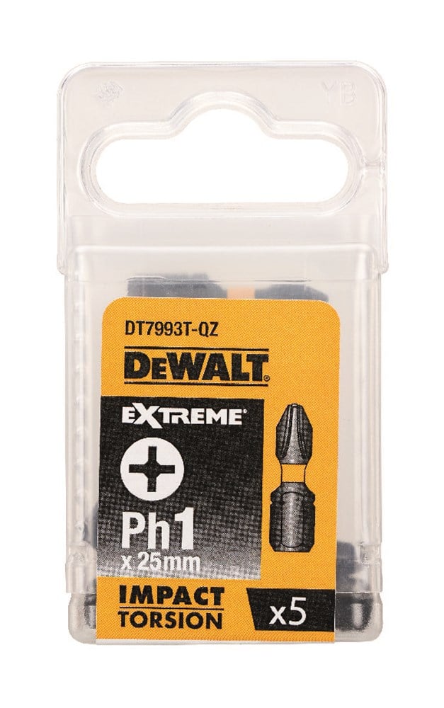 DeWalt Accessoires IMPACT Torsion 25mm Ph1 - DT7993T-QZ