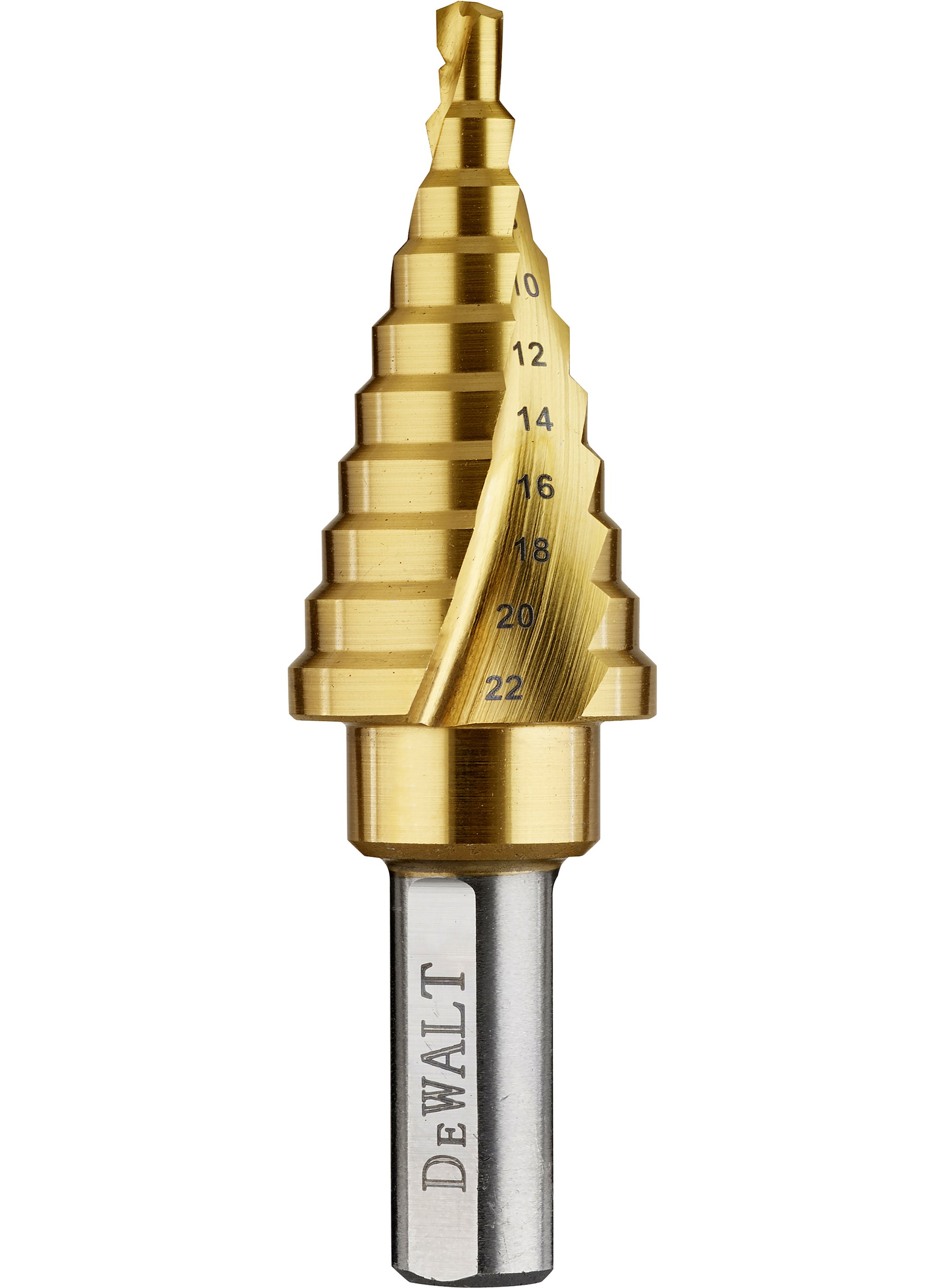 DeWalt Accessoires Metaal trappenboor | Titanium | 4-22 mm | schacht aansluiting - DT90246-QZ