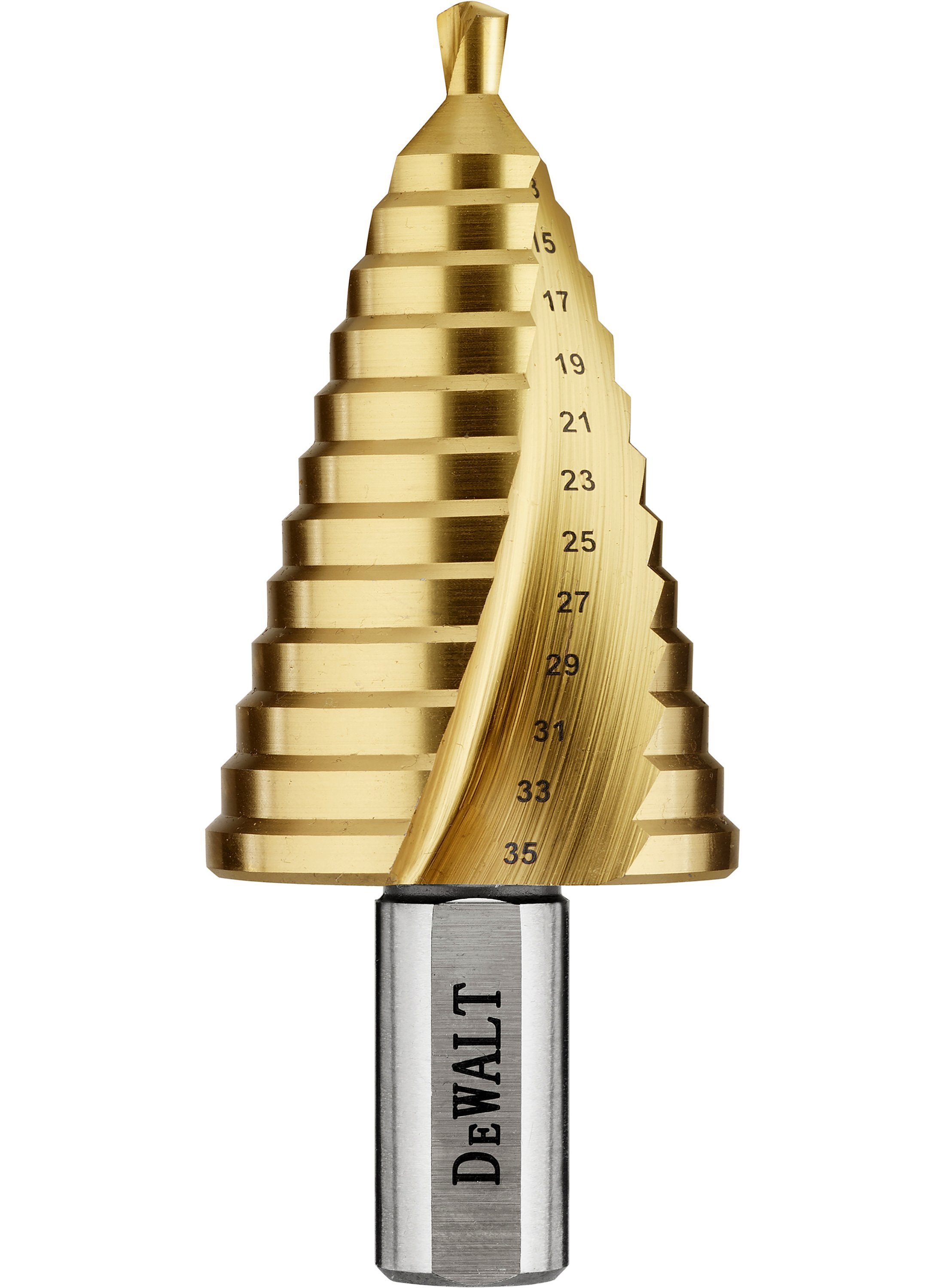 DeWalt Accessoires Metaal trappenboor | Titanium | 5-35 mm | schacht aansluiting - DT90247-QZ