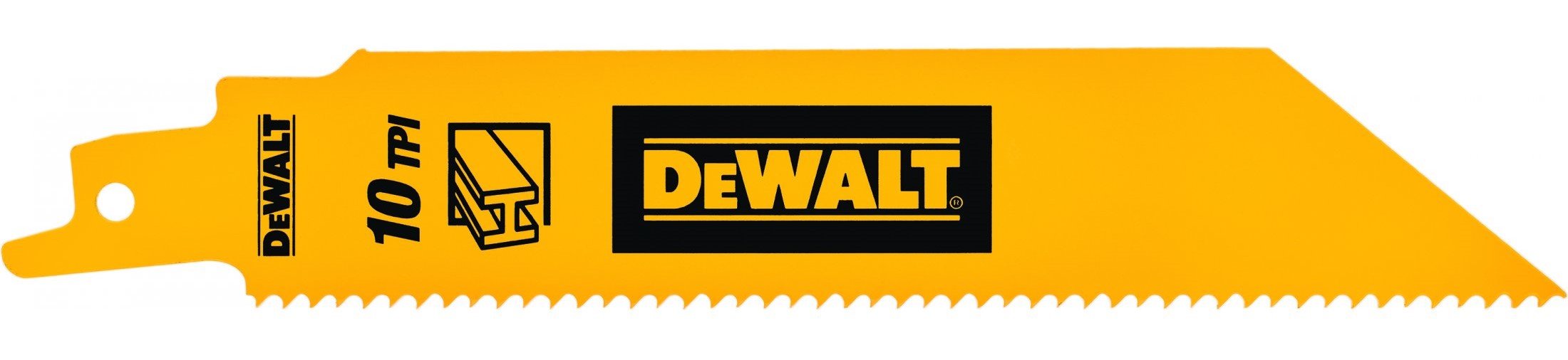DeWalt Accessoires Reciprozaagblad | Bi-metaal | 152x2,5 mm | metaal - DT90384-QZ