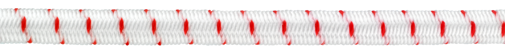 Connex Gummisnoer 4Mm W/B/R 1227 25X18 - DY2701222