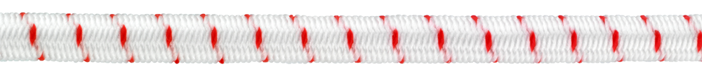 Connex Gummisnoer 6Mm W/B/R 1228 25X18 - DY2701232