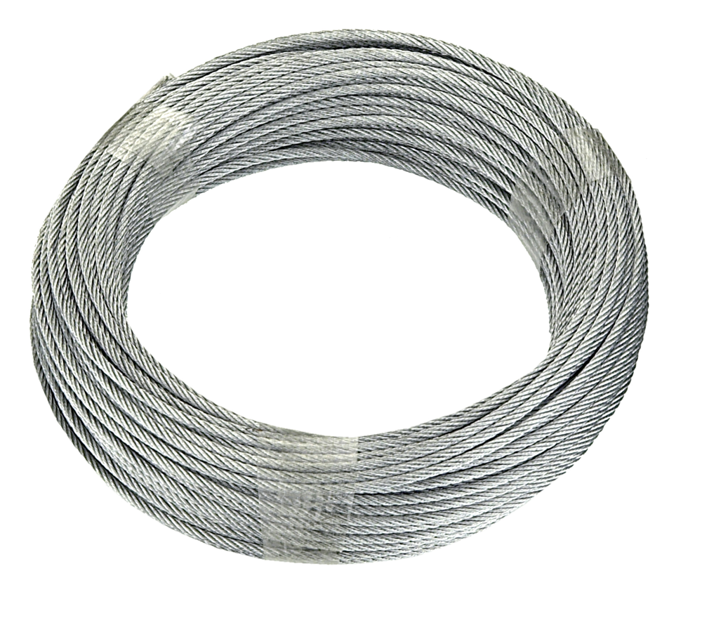 Connex Staalkabel 4Mm/160Kg Vz Rol/20M - DY2701385