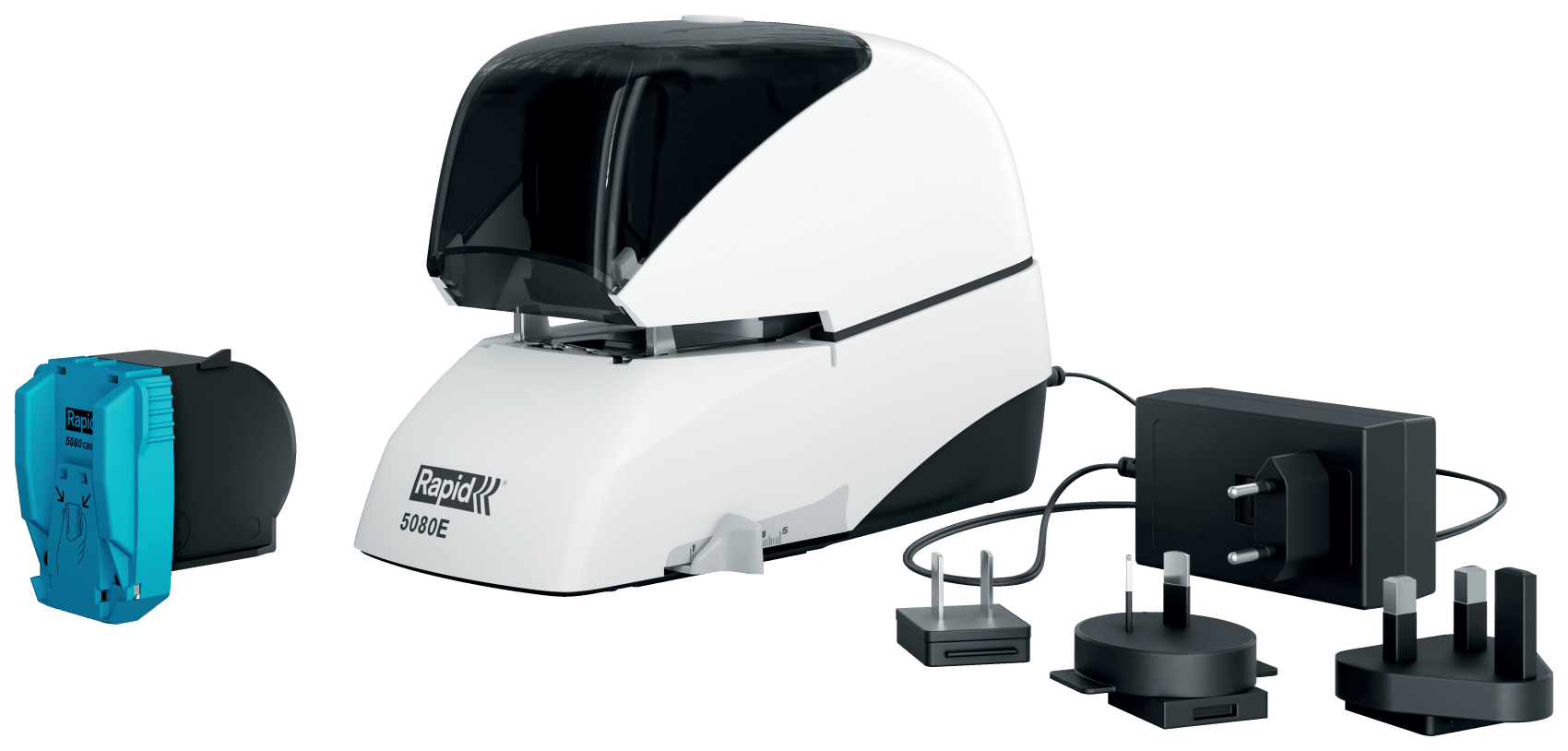 Rapid 5080E Elektrische Nietmachine | Zilver/Oranje - 20993411