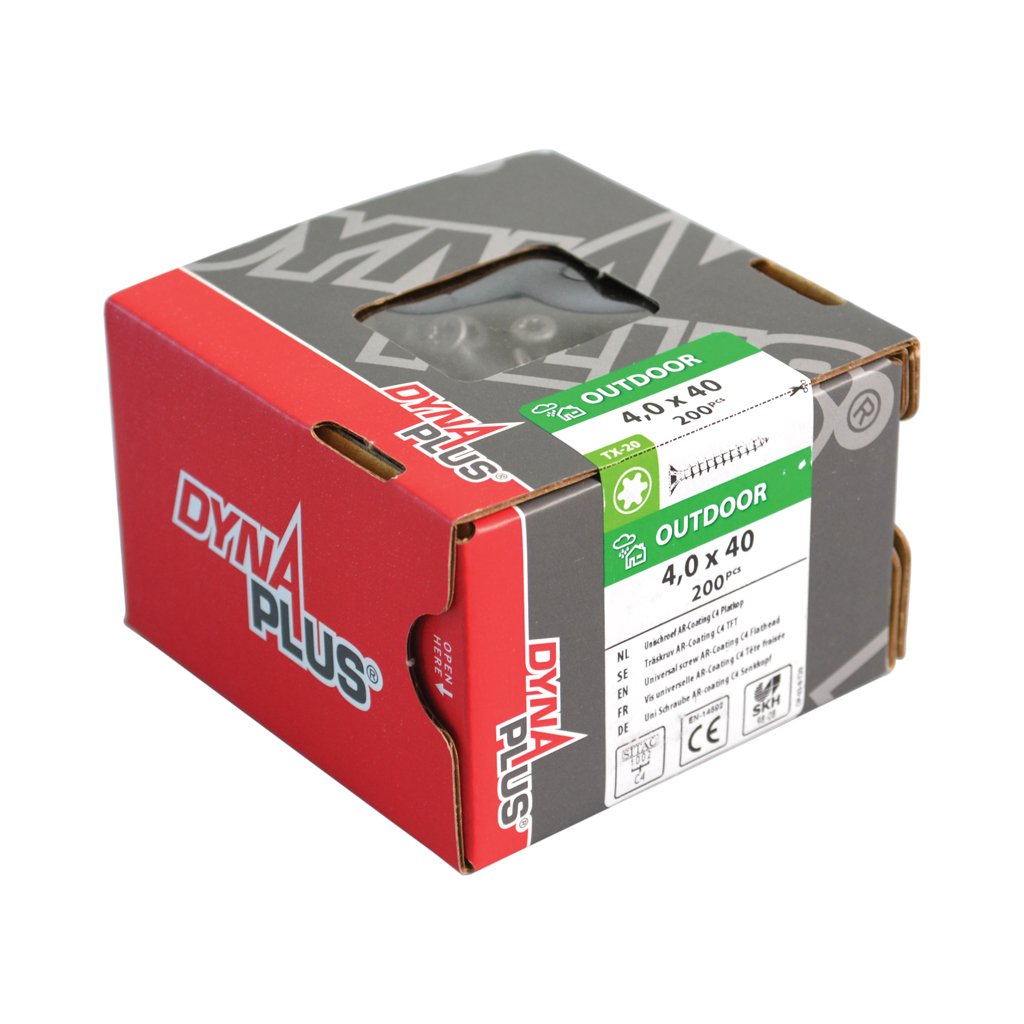 Dynaplus Unischroef Ar-Coating Pk Torx TX15 3.5X40/24 | 200 stuks - 0281.08.17602
