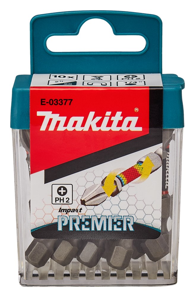 Makita Accessoires Slschr.bit PH2x50mm 10s C IMPR - E-03377 - E-03377