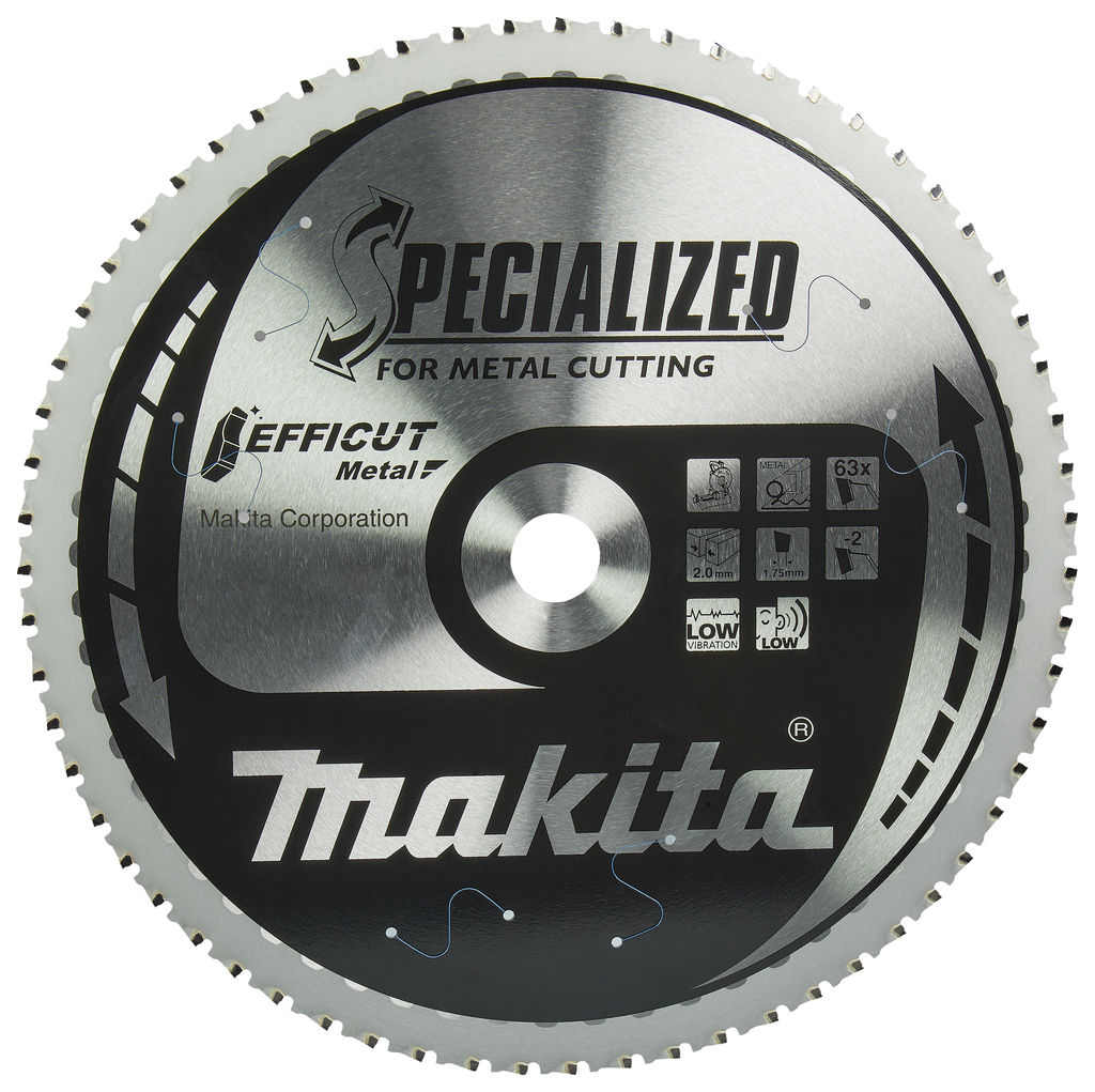 Makita Accessoires Afkortzaagblad Staal Efficut 305x25,4x2,0 63T 0g - E-12055