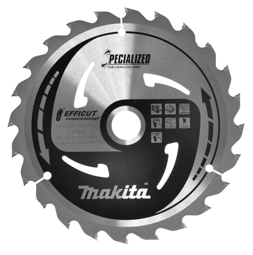 Makita HM Zaagblad Effi Compo 165x20x24T - E-12217