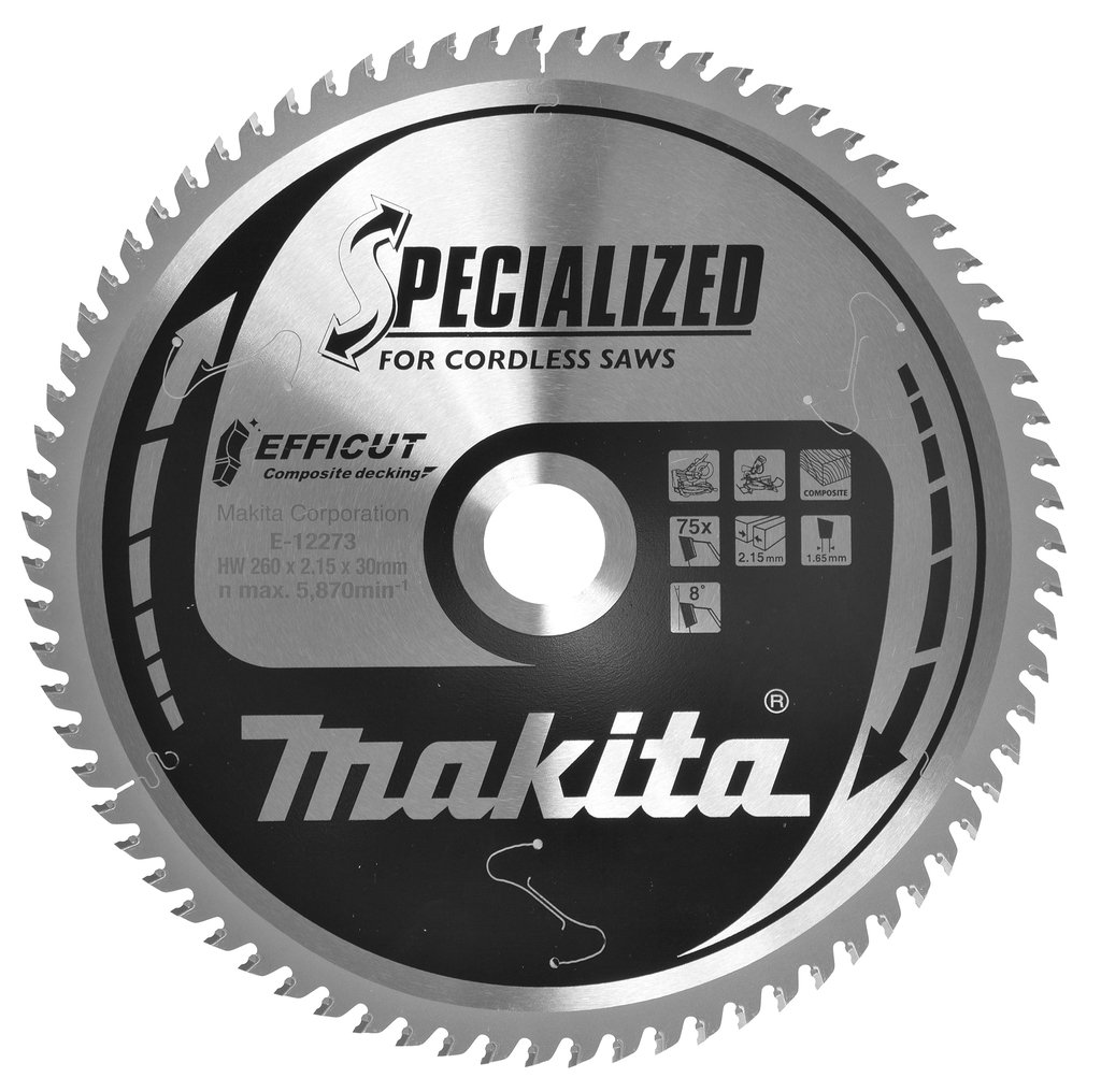 Makita Accessoires Afkortzaagblad WPC - E-12273