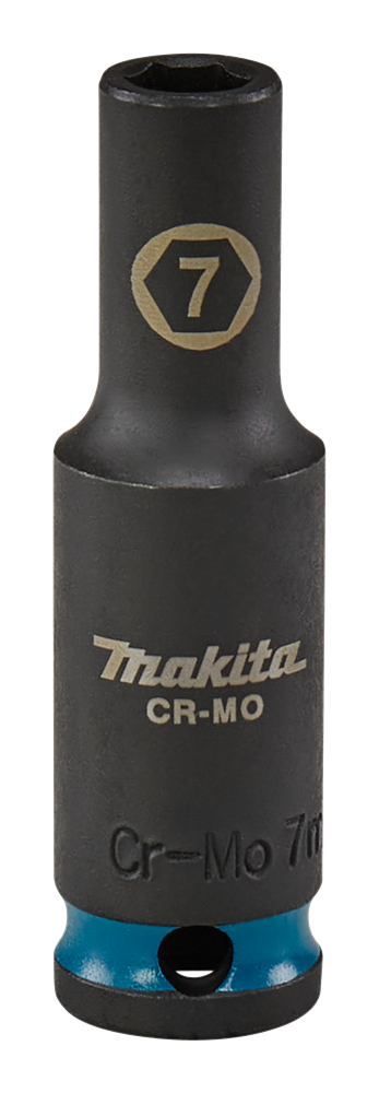 Makita Krachtdop Impact Black, 3/8 7mm lang - E-16243
