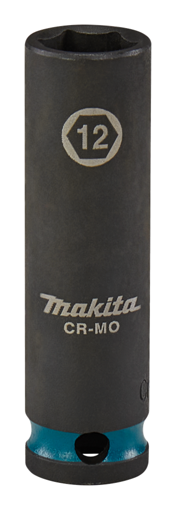 Makita Krachtdop Impact Black, 3/8 12mm lang - E-16293