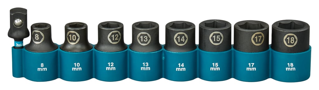 Makita Krachtdopset Impact Black, 1/2 9-dlg - E-16645