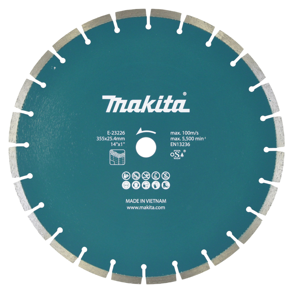 Makita Accessoires Diamantschijf 355x25,4x2,8mm - E-23226
