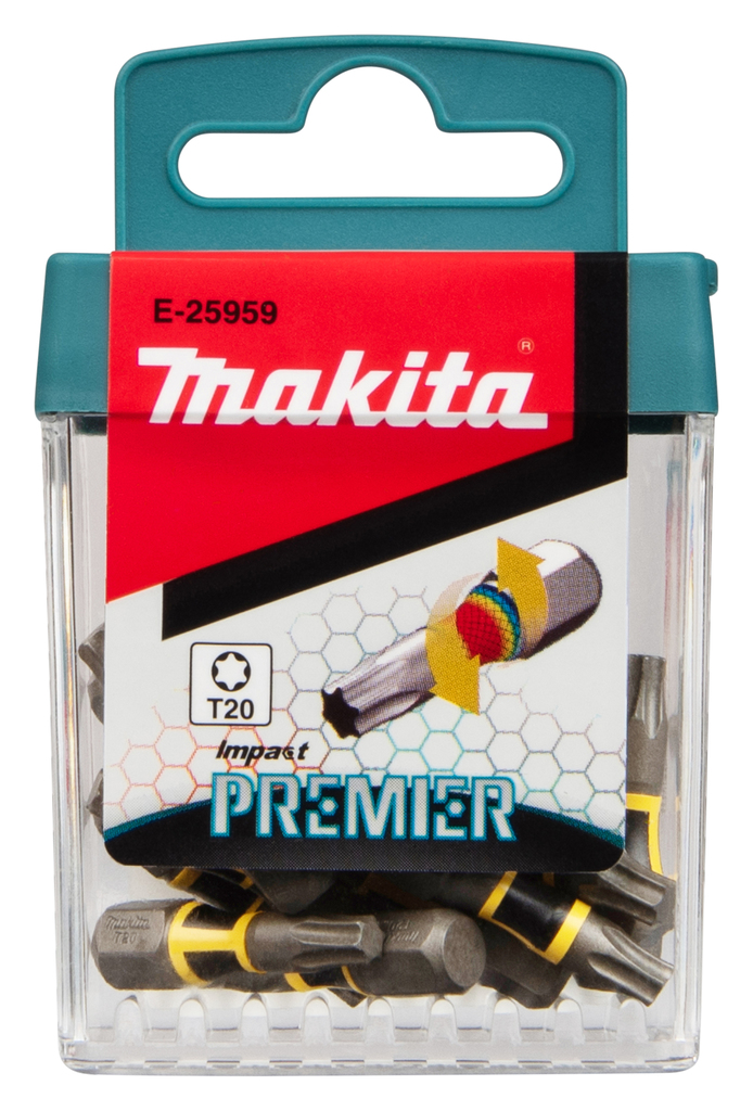 Makita Accessoires Slagschroefbits T20x25mm Impact Premier, 15 stuks - E-25959