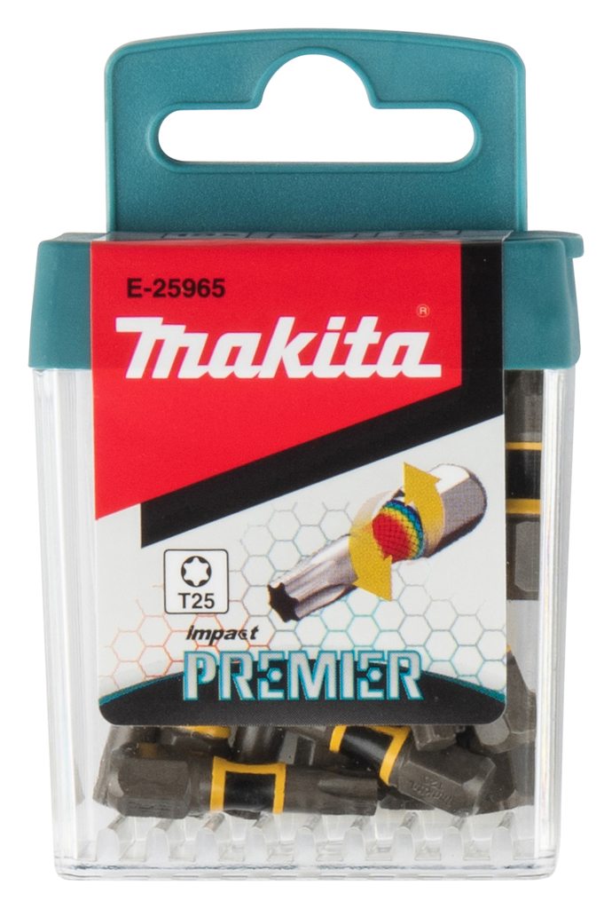Makita Accessoires Slagschroefbits T25x25mm Impact Premier, 15 stuks - E-25965