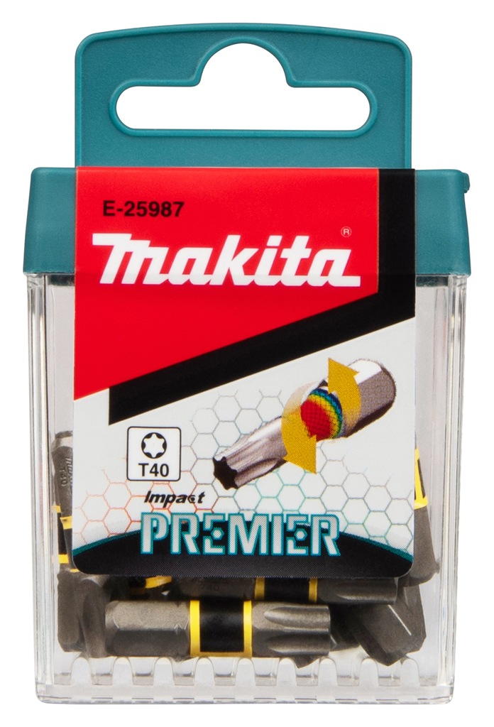 Makita Accessoires Slagschroefbits T40x25mm Impact Premier, 15 stuks - E-25987