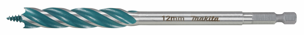 Makita Accessoires 4-snijder houtboor 12x165mm Zeskant 1/4" Vorm E - E-26646