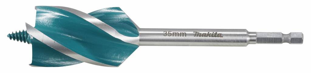 Makita Accessoires 4-snijder houtboor 35x165mm Zeskant 1/4" Vorm E - E-26711