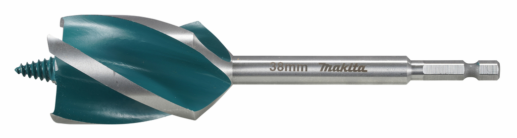 Makita Accessoires 4-snijder houtboor 38x165mm Zeskant 1/4" Vorm E - E-26727