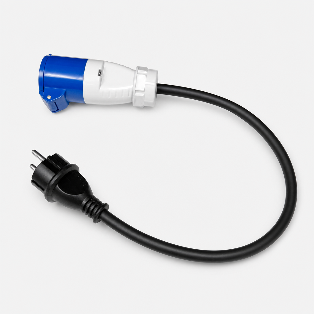 Brüder Mannesmann CEE-naar-230-volt-adapter IP44 04 meter - 12978