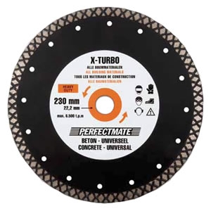Perfectmate EPT0717 X-Turbo Diamantschijf | Beton en universeel | 150 mm EPT0717