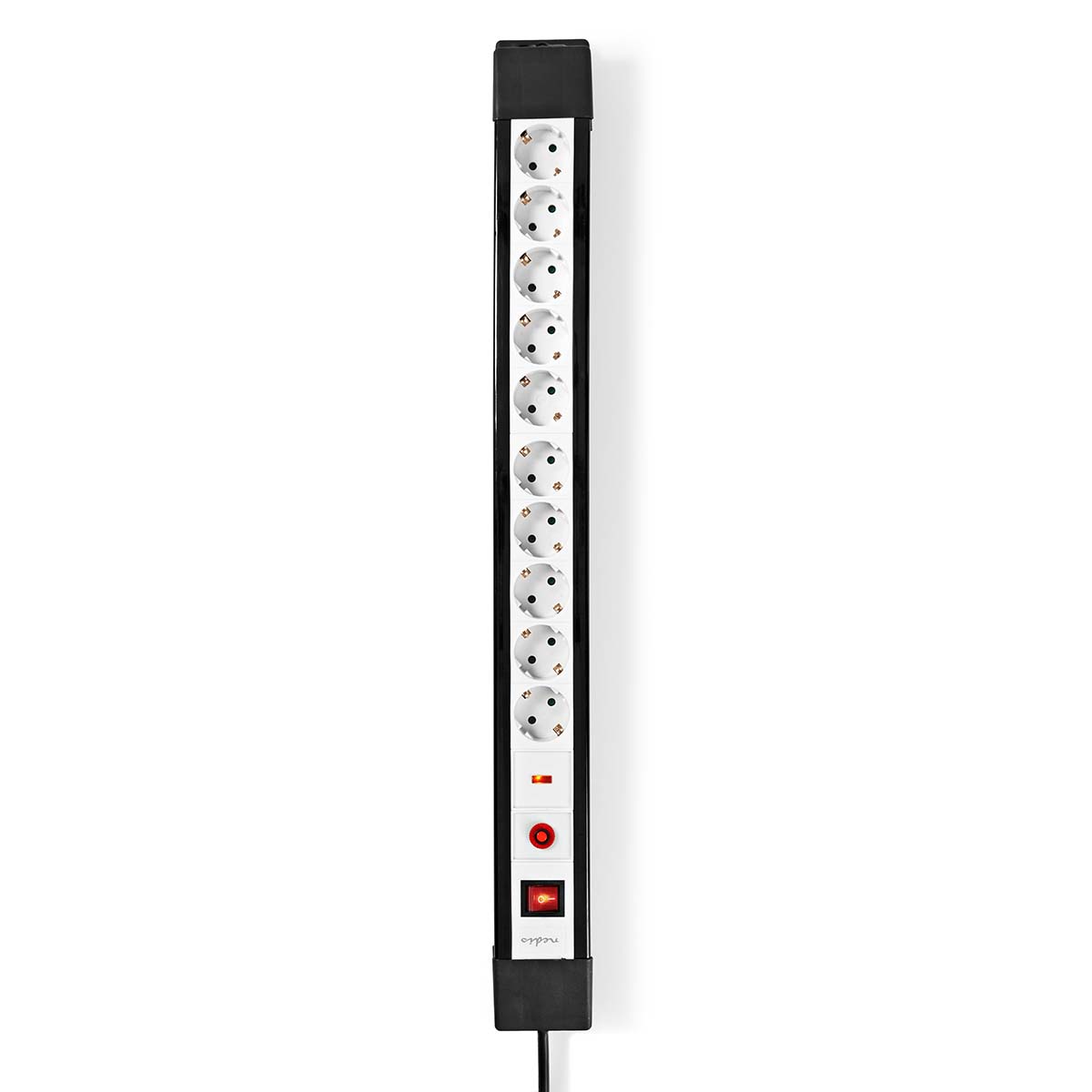 Nedis Stekkerdoos met overspanningsbeveiliging | 10-voudig | 3680 W | Kabel 3 m - ESC103SPF1PRO