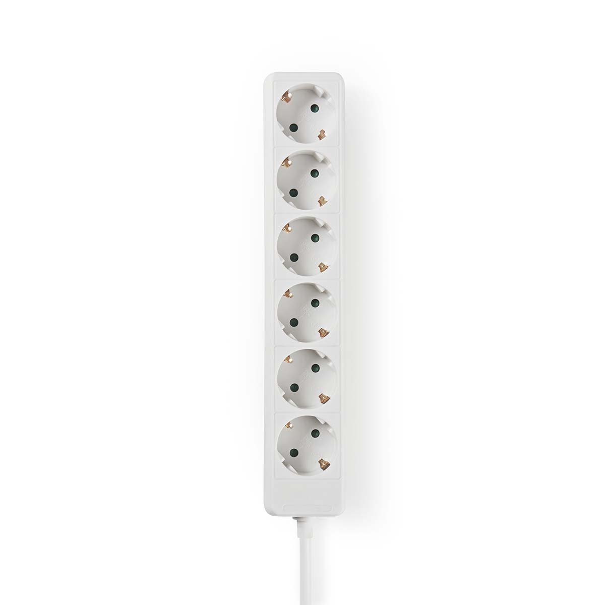 Nedis Stekkerdoos | Randaarde stekker / Type F (CEE 7/7) | 6-wegs | 1.50 m | 3680 W | 16 A | Wit - ESOC615F1WT
