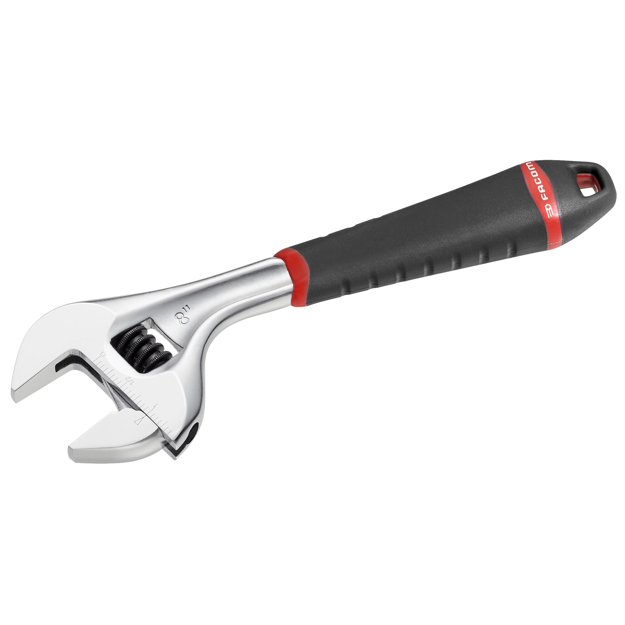 Facom Verstelbare Moersleutel | Bimateriaal Handvat | 8&apos;&apos; - 101.8G