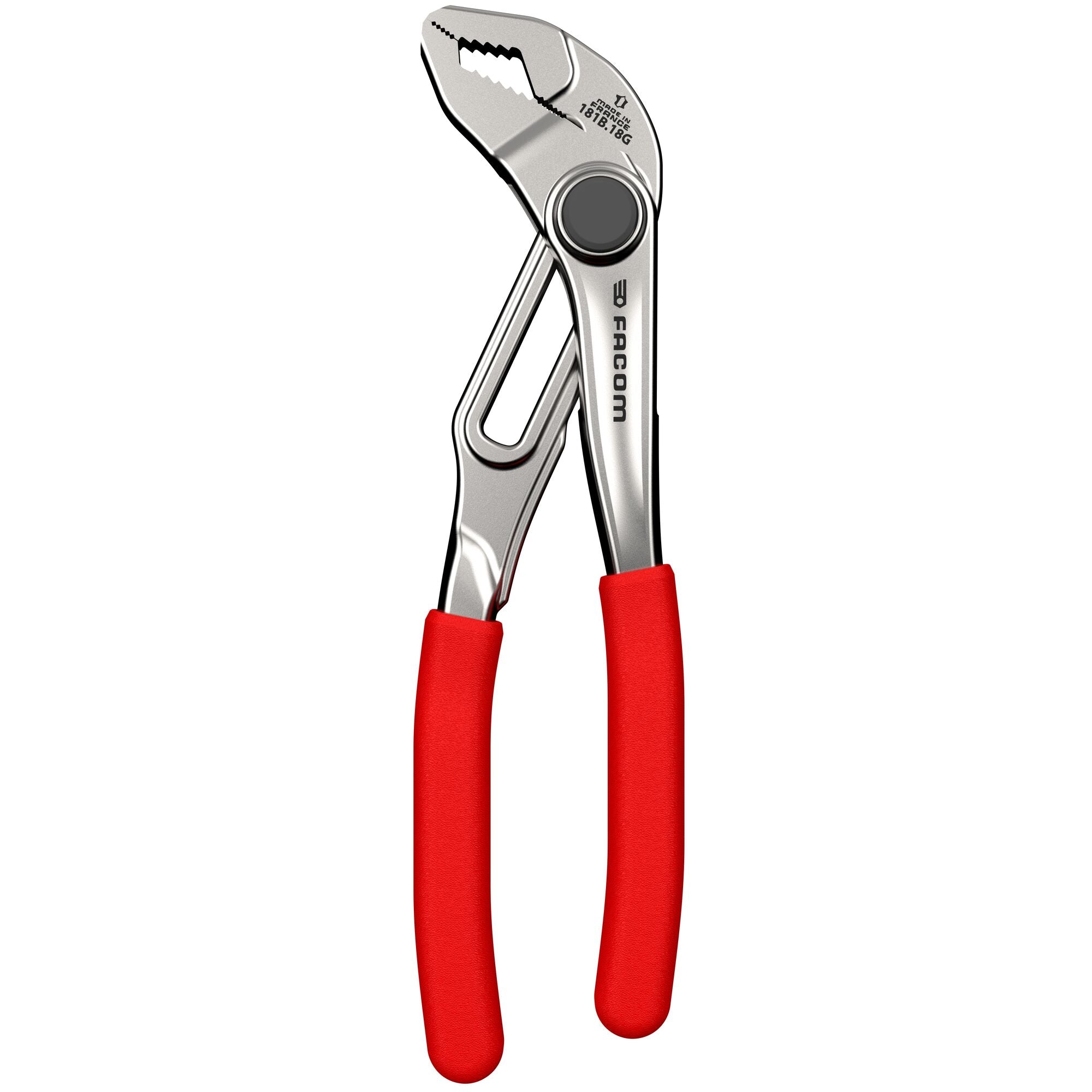 Facom multigrip tang met doorgestoken scharnier en snelle vergrendeling pvc handgreep 300mm - 181B.30G