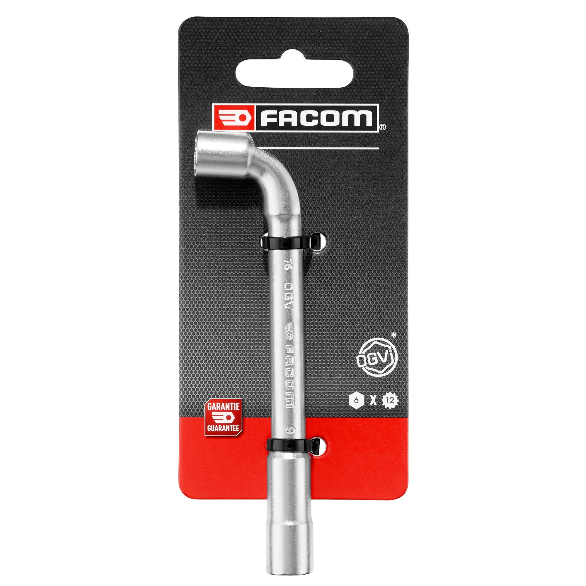 Facom 76 - Open Pijpsleutels | Gesmeed | 12-kant x 6-kant | Metrische Maten 9mm - 76.9PB