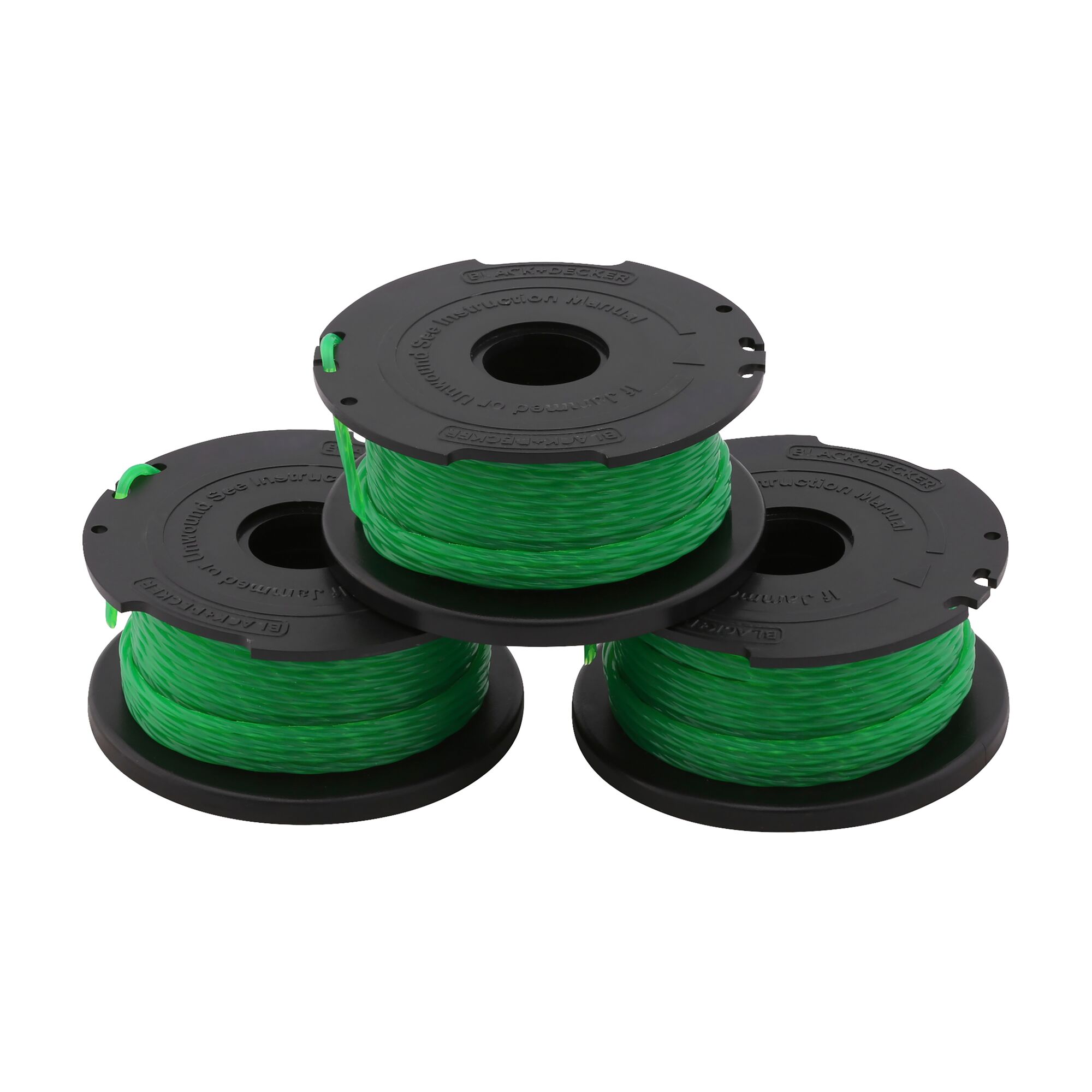BLACK+DECKER A6486 3x 6m 2mm Vervangspoel + draad - A6486-XJ