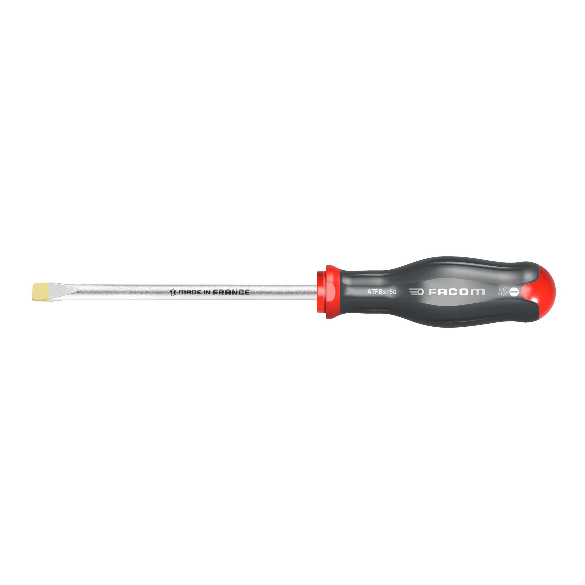 Facom Protwist® Schroevendraaier | Gesmeed Bled | Voor Sleufschroeven | 10 x 200 mm - ATF10X200
