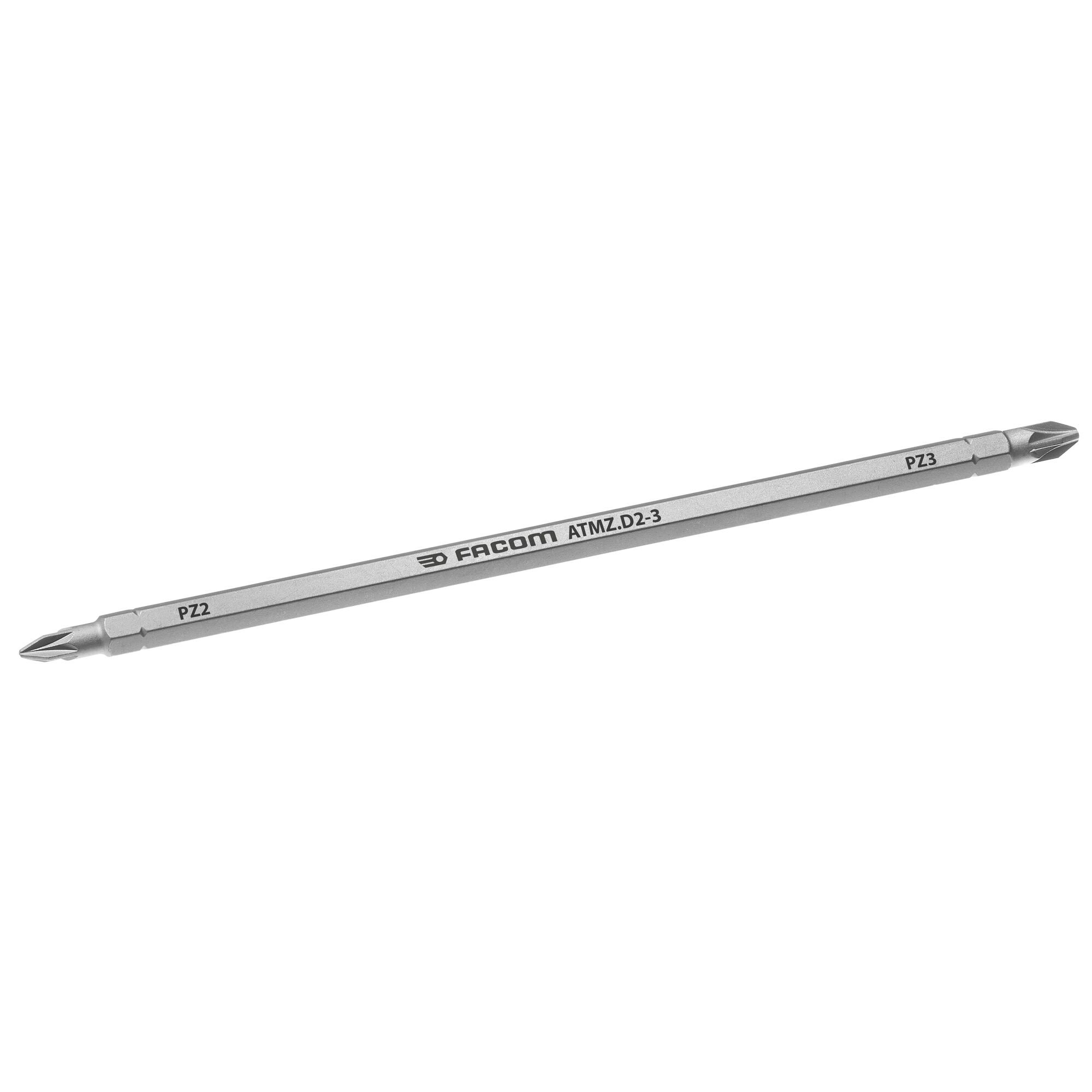Facom Omkeerbaar Bled voor Pozidriv® Schroevendraaier | 1/4" | PZ2 | PZ3 - ATMZ.D2-3